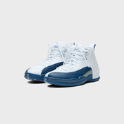 Jordan Air Jordan 12 Retro - White / French Blue / Metallic Silver