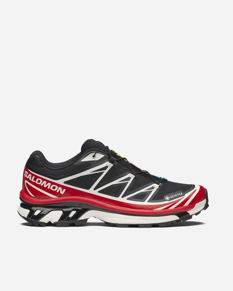 Salomon XT-6 GTX Black Flame Scarlett Vanilla Ice