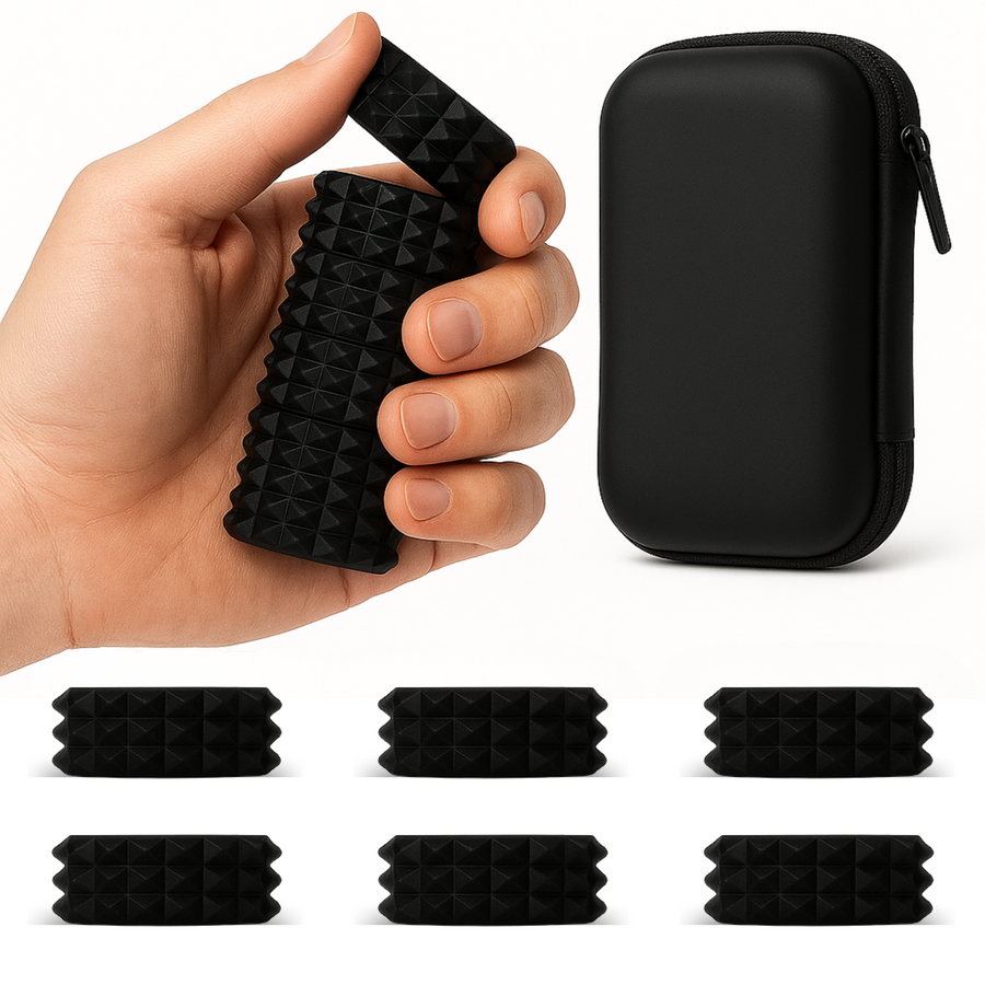 Magnetic Chill Roller – Silicone Fidget Toy with Carrying Case