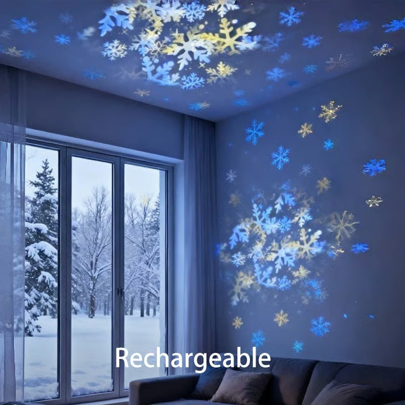 Dynamic rotating LED light projector