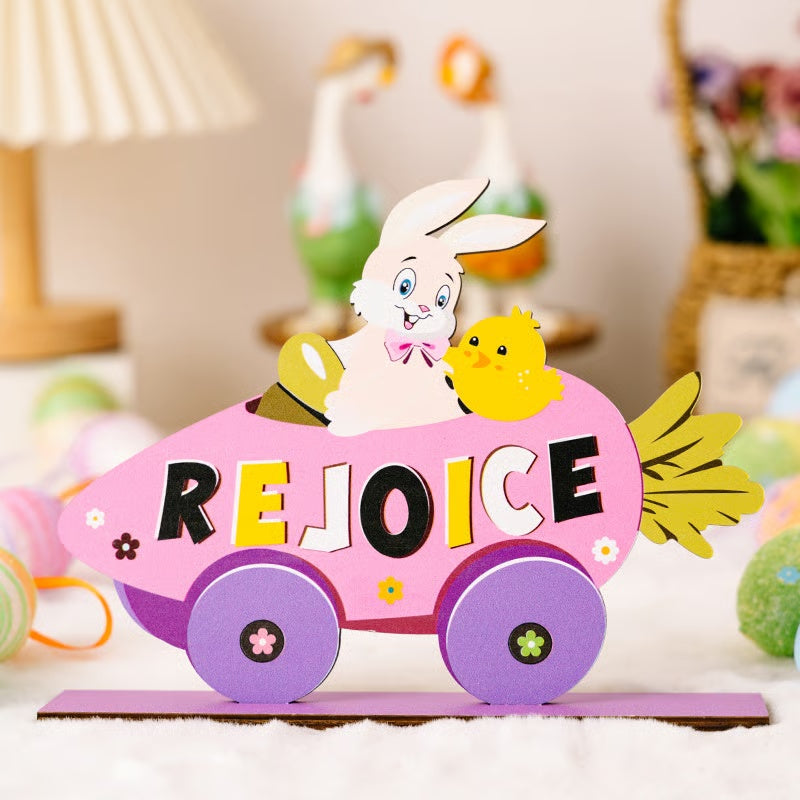 Easter Wooden Letter Ornaments